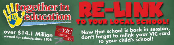 Together In Education: Now that school is back in session, don't forget to relink your VIC card to your child's school!